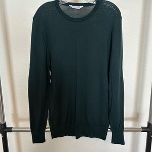 Everlane Merino Wool Men’s Crewneck Sweater - Hunter Green